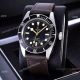 Clone Tudor Heritage Black Bay Automatic Watches Dark Red Bezel Silver Case (9)_th.jpg